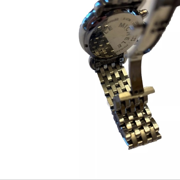 Preowned Michele Gems Stainless Steel MW03M25A1933 Needs Battery 8in Band main image 9